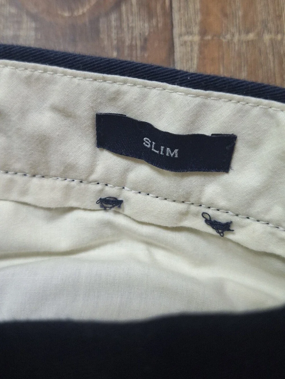 J. Crew Slim Fit Tech Pant Men's 28X29(28x30 Tag)Flex Navy Blue Tapered Leg